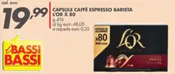 Italmark Capsule caffè espresso barista L'OR offerta