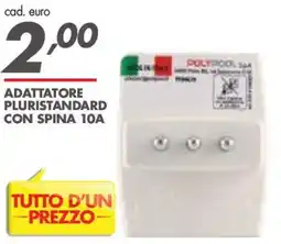 Italmark Adattatore pluristandard con spina 10a offerta