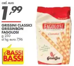 Italmark Grissini classici Fagolosi offerta