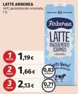 Ipercoop Latte Arborea offerta