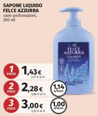 Sapone liquido Felce Azzurra