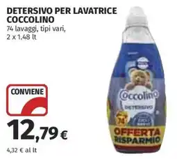 Ipercoop Detersivo per lavatrice Coccolino offerta