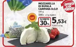 Ipercoop Mozzarella di bufala campana D.O.P. offerta