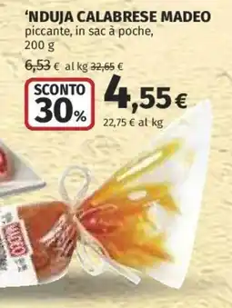 Ipercoop ‘Nduja calabrese madeo offerta