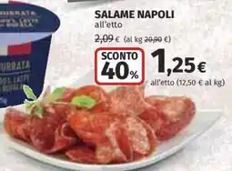 Ipercoop Salame Napoli offerta