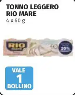 Ipercoop Tonno leggero Rio Mare offerta