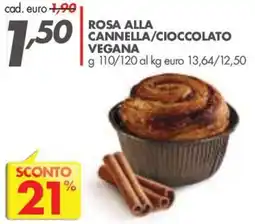 Italmark Rosa alla cannella/cioccolato vegana offerta