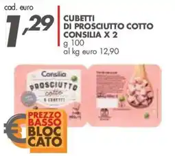 Italmark Cubetti di prosciutto cotto Consilia offerta
