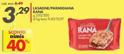 Italmark Lasagne alla Bolognese Rana offerta