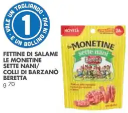 Italmark Fettine di salame Le Monetine Sette Nani offerta