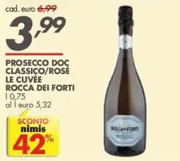 Italmark Prosecco DOC Classico/Rosé Le Cuvée Rocca dei Forti offerta