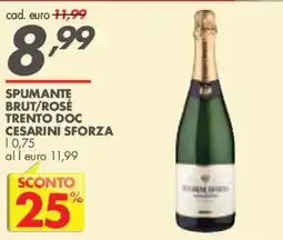 Italmark Spumante brut/rosé trento doc cesarini sforza offerta