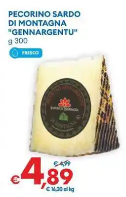 MD Discount PECORINO SARDO DI MONTAGNA GENNARGENTU offerta