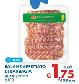 MD Discount SALAME AFFETTATO DI BARBAGIA offerta