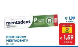 MD Discount Dentifricio Mentadent P offerta