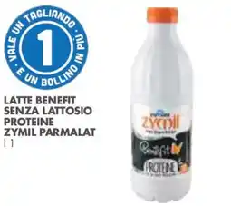 Italmark Latte Benefit senza lattosio proteine Zymil Parmalat offerta
