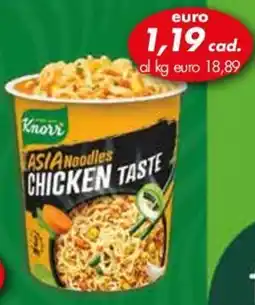 Italmark Knorr Asia Noodles Chicken Taste offerta