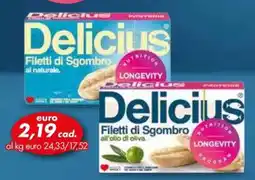 Italmark Delicius Filetti di Sgombro offerta