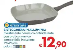 MD Discount BISTECCHIERA IN ALLUMINIO offerta