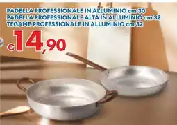 MD Discount PADELLA PROFESSIONALE IN ALLUMINIO cm 30 offerta