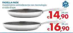 MD Discount PADELLA INOX offerta
