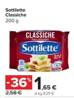 Carrefour Sottilette Classiche offerta
