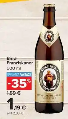 Carrefour BIRRA FRANZISKANER offerta