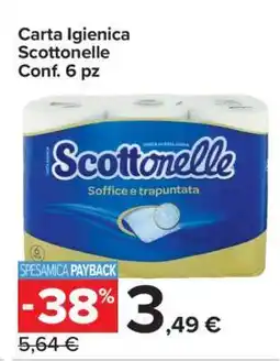 Carrefour Carta Igienica Scottonelle offerta