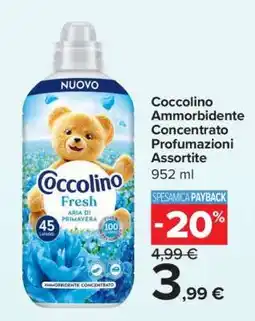 Carrefour Coccolino Ammorbidente Concentrato Profumazioni Assortite offerta