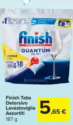 Carrefour Finish Tabs Detersivo Lavastoviglie Assortiti offerta