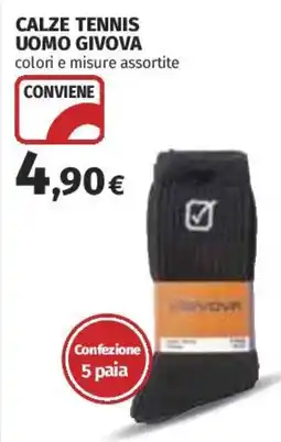 Ipercoop Calze tennis uomo Givova offerta