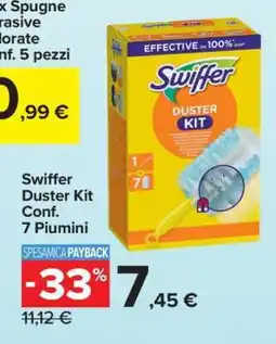 Carrefour Swiffer Duster Kit Conf. 7 Piumini offerta
