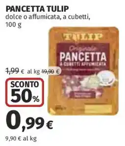 Ipercoop Pancetta Tulip offerta