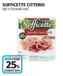 Ipercoop Sofficette Citterio offerta
