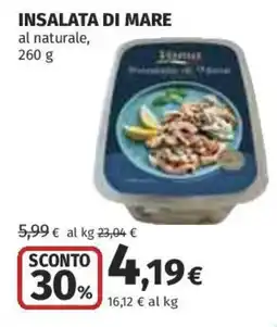 Ipercoop Insalata di mare al naturale offerta