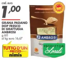 Italmark Grana Padano DOP Fresco di Grattugia Ambrosi offerta
