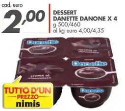 Italmark Dessert Danette Danone offerta