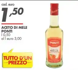 Italmark Aceto di mele Ponti offerta