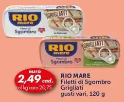 Italmark Rio mare Filetti di Sgombro Grigliati offerta