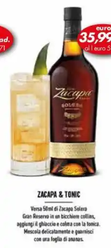 Italmark Zacapa Solera Gran Reserva offerta