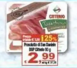 CTS Supermercati Prosciutto di San Daniele DOP Gitterio offerta