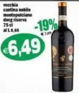Il Castoro Supermercati Vecchia cantina nobile montepulciano docg riserva offerta