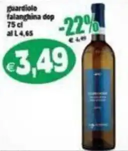 Il Castoro Supermercati Guardiolo falanghina dop offerta