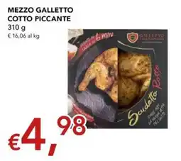 Migross Superstore Mezzo galletto cotto piccante Galletto Vallespluga offerta