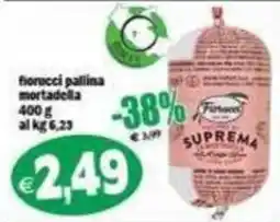 Il Castoro Supermercati Fiorucci pallina mortadella offerta