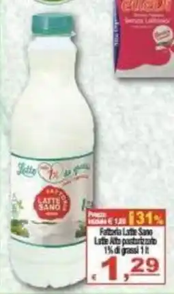 CTS Supermercati Fattoria Latte Sano Latte Alto pastorizzato offerta