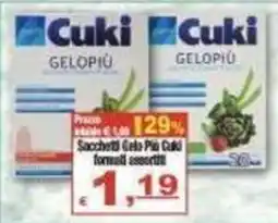 CTS Supermercati Sacchetti Gelo Più Cuki offerta