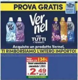 CTS Supermercati Vernel ammorbidente offerta