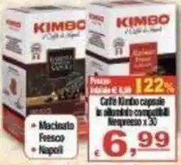 CTS Supermercati Caffè Kimbo capsule offerta