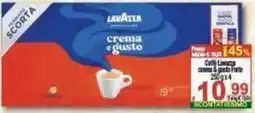 CTS Supermercati Lavazza crema e gusto offerta